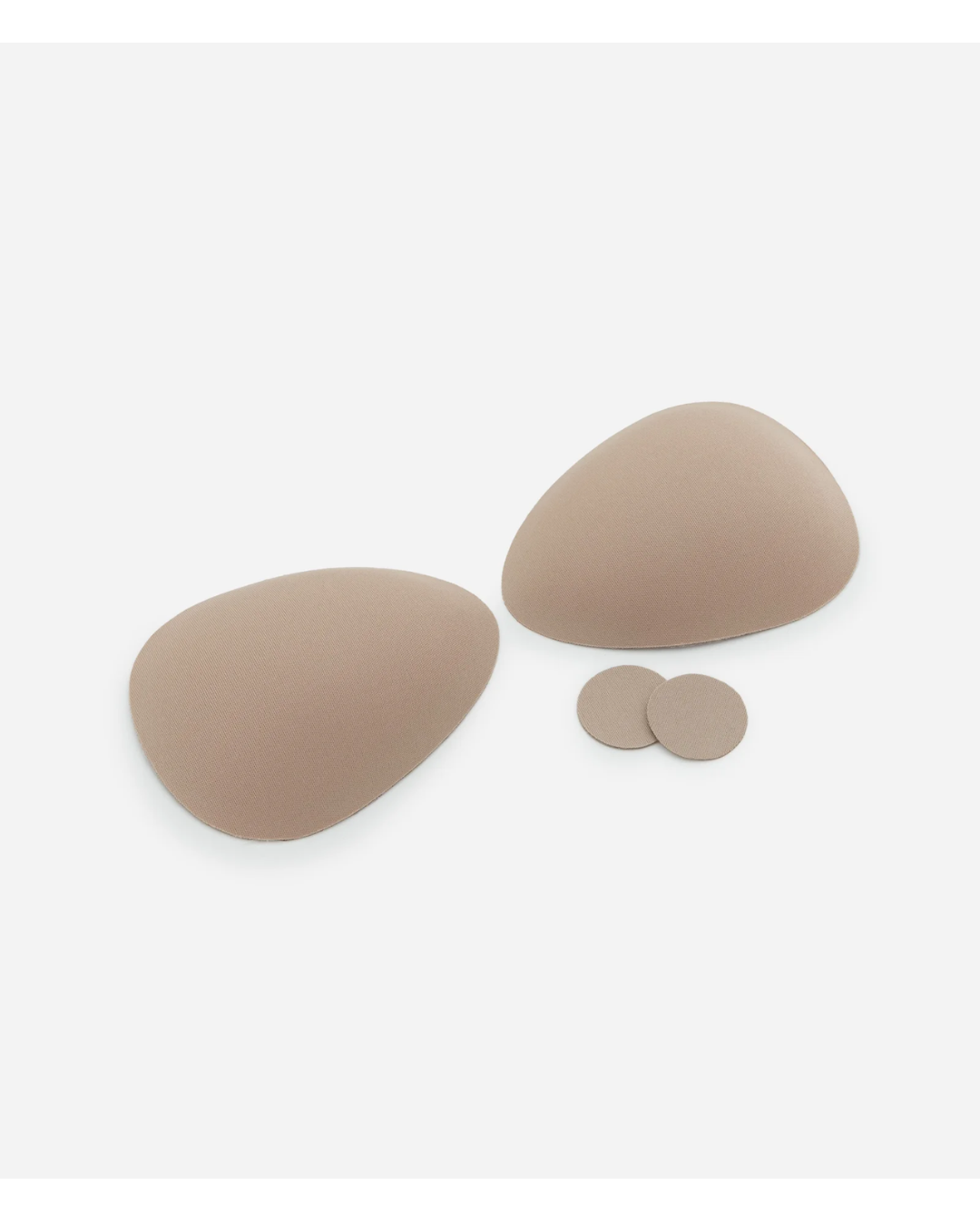 Adesivo Invisível em Microfibra em Forma de Gota Bege