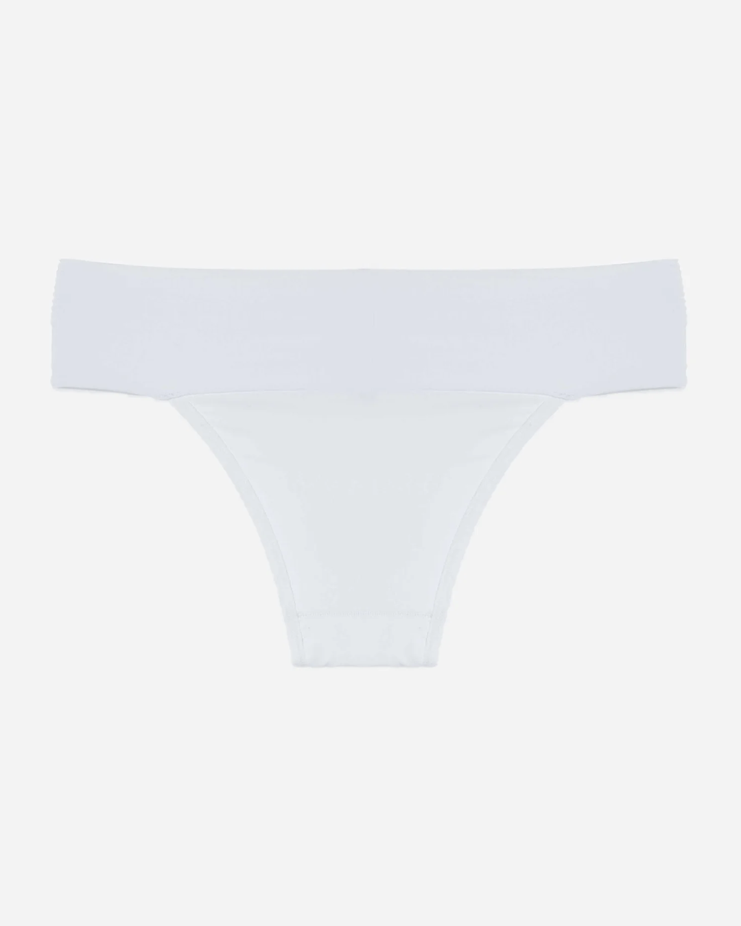 Calcinha Biquíni Básica em Microfibra com Cós Largo Bege