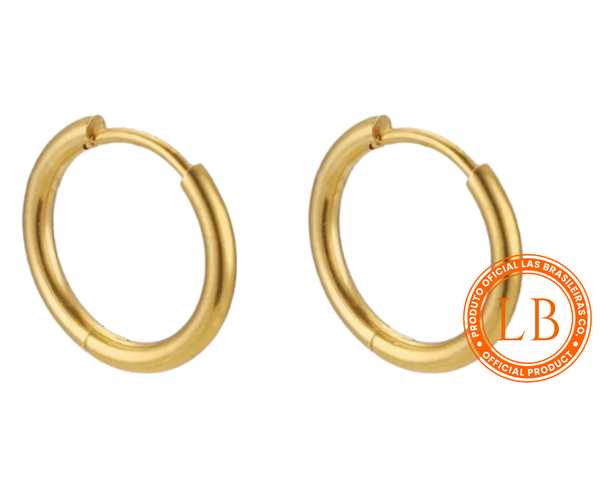 Brinco Argola Simples Dourado