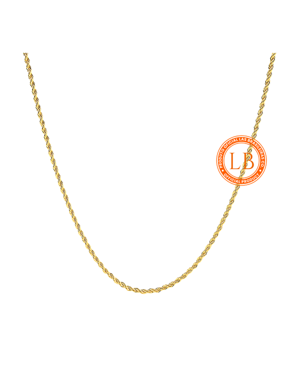 Corrente Cordão Metal Dourado