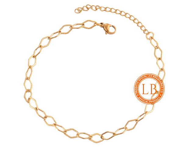 Pulseira Quadrangular Dourada
