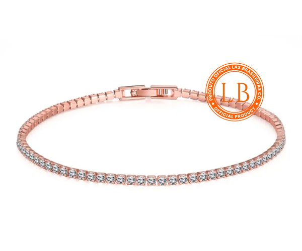 Pulseira Diana Bronze Com Zircônia