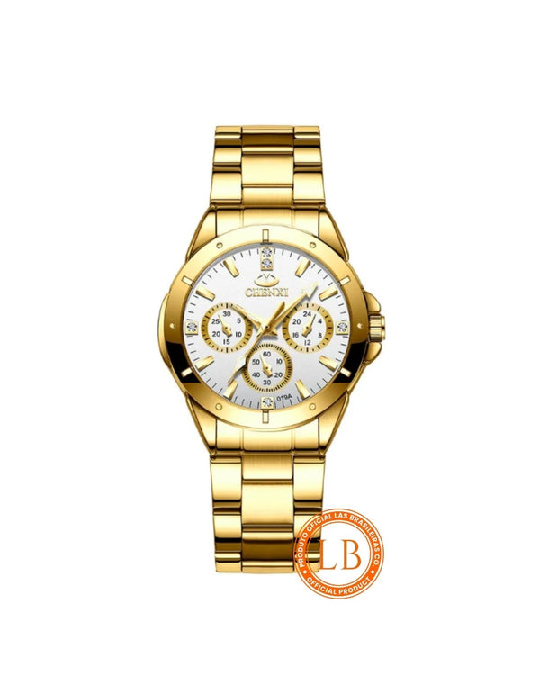 Relógio Luxury Dourado