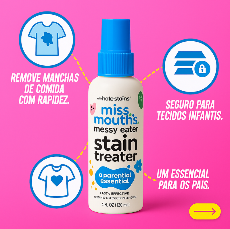 Miss Mouth's™ Messy Eater Spray - Removedor de manchas de 113 g