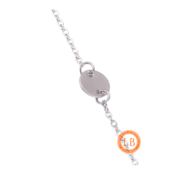 Pulseira Circular com Furo Prata