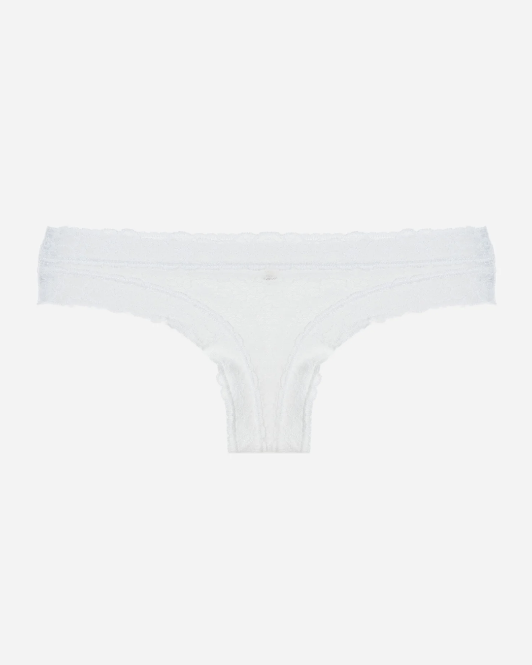 Calcinha Biquíni Fio em Renda Floral
