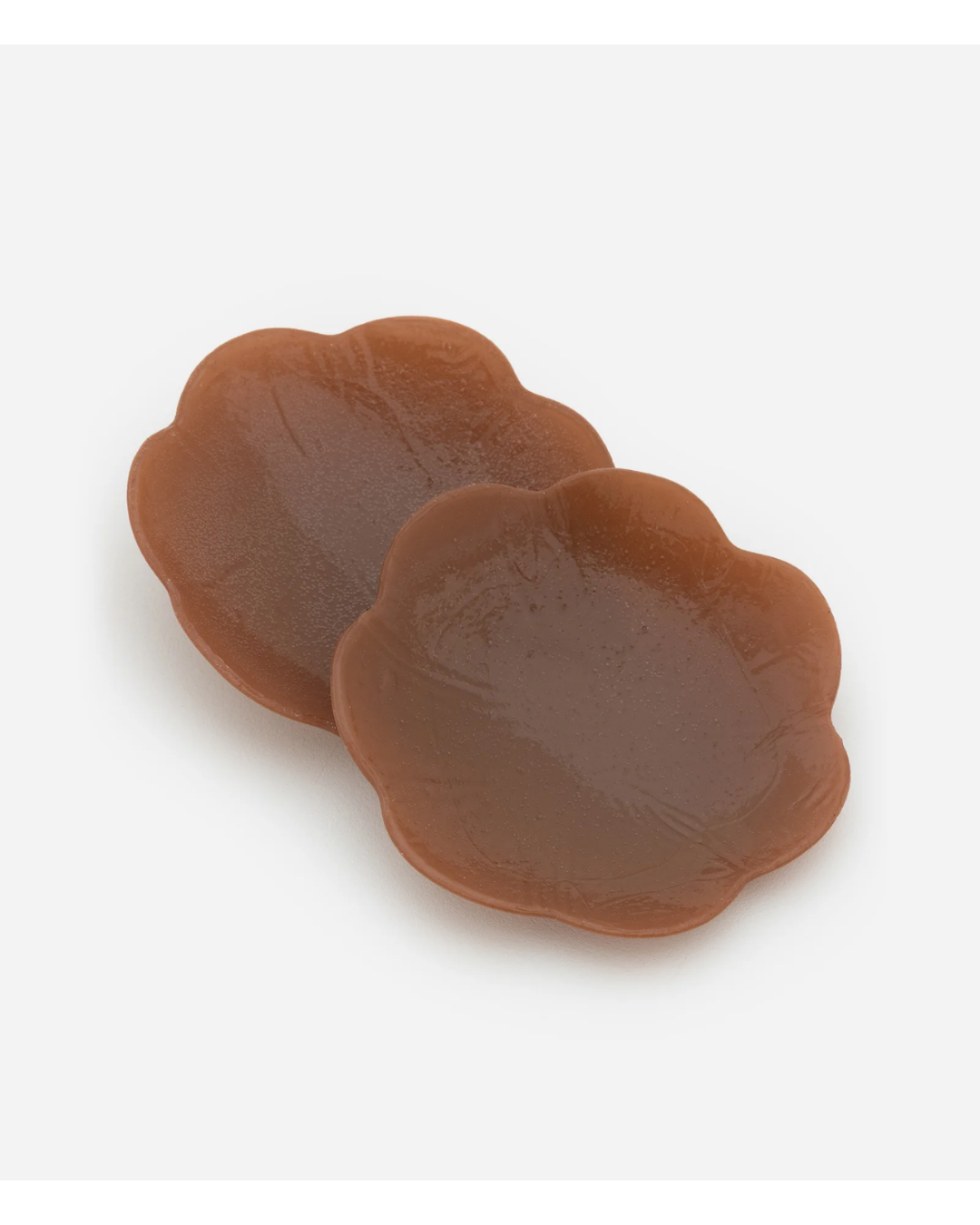 Adesivo Invisível em Silicone com Borda Nuvem Bege/Marrom