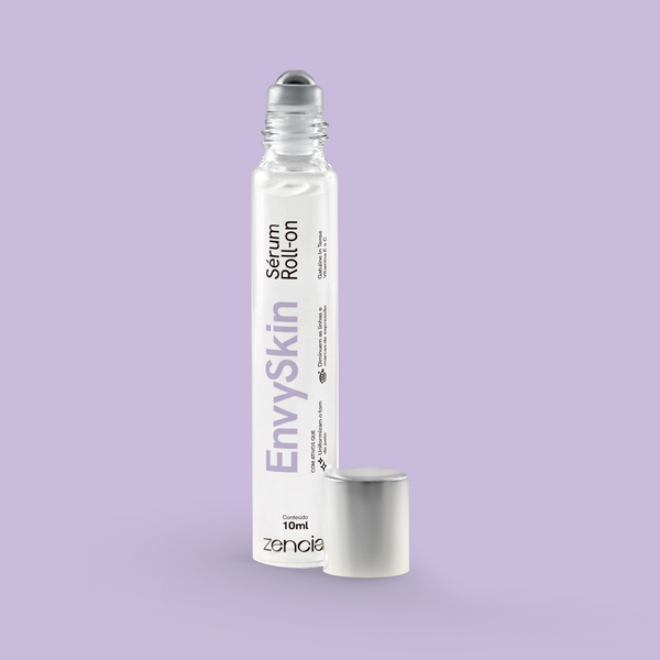 Zencial Envy Skin™ - Sérum Clareador de Olheiras Roll-On  - Com Niacinamida 5% e Vitamina C - Efeito Lifting Instantâneo