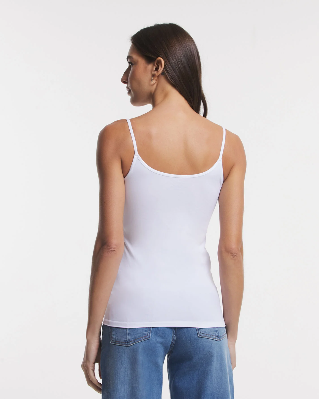 Camisete Alcinha em Poliamida com Decote Redondo