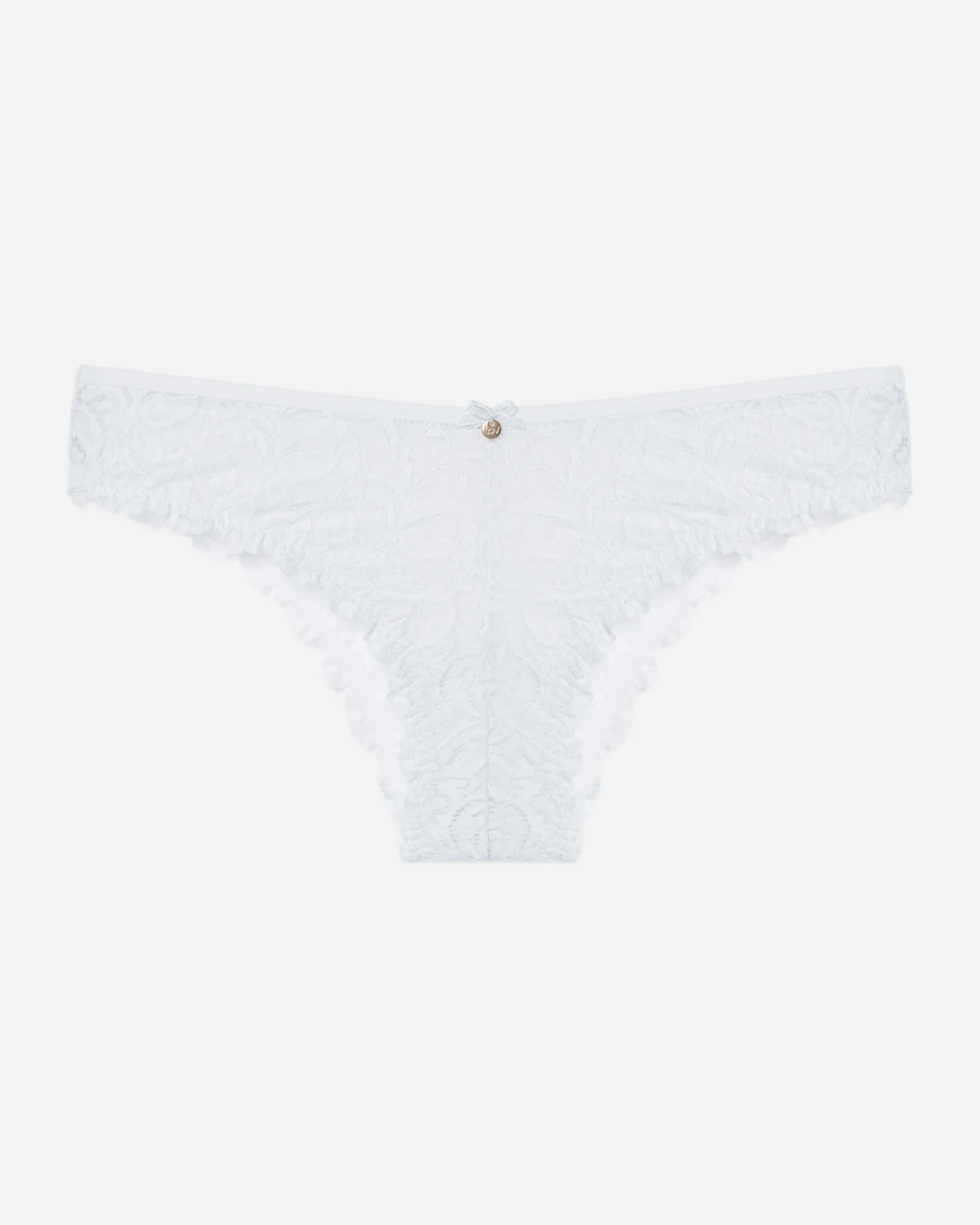 Calcinha Biquíni em Renda Rústica com Textura