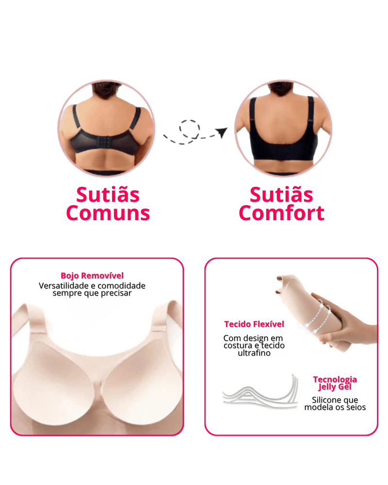 Sutiã Modelador Zero Gravity - Sem Costura [COMPRE 1 LEVE 3 + FRETE GRÁTIS E BRINDE]