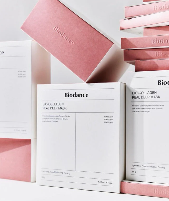 KIT COM 8 MÁSCARAS BIODANCE BIO-COLLAGEN REAL DEEP MASK