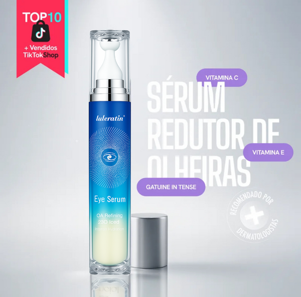 Eye Skin™ - Sérum Clareador de Olheiras Roll-On  - Com Niacinamida 5% e Vitamina C - Efeito Lifting Instantâneo