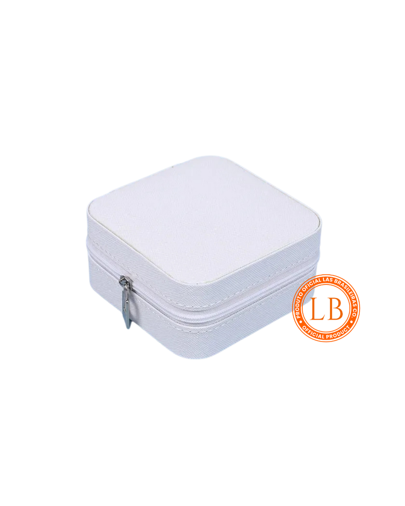 Mini Caixa Porta Jóias E Bijutaria Compacto Portátil