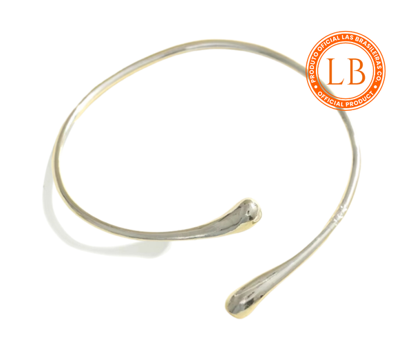 Pulseira Bracelete Gota Prata