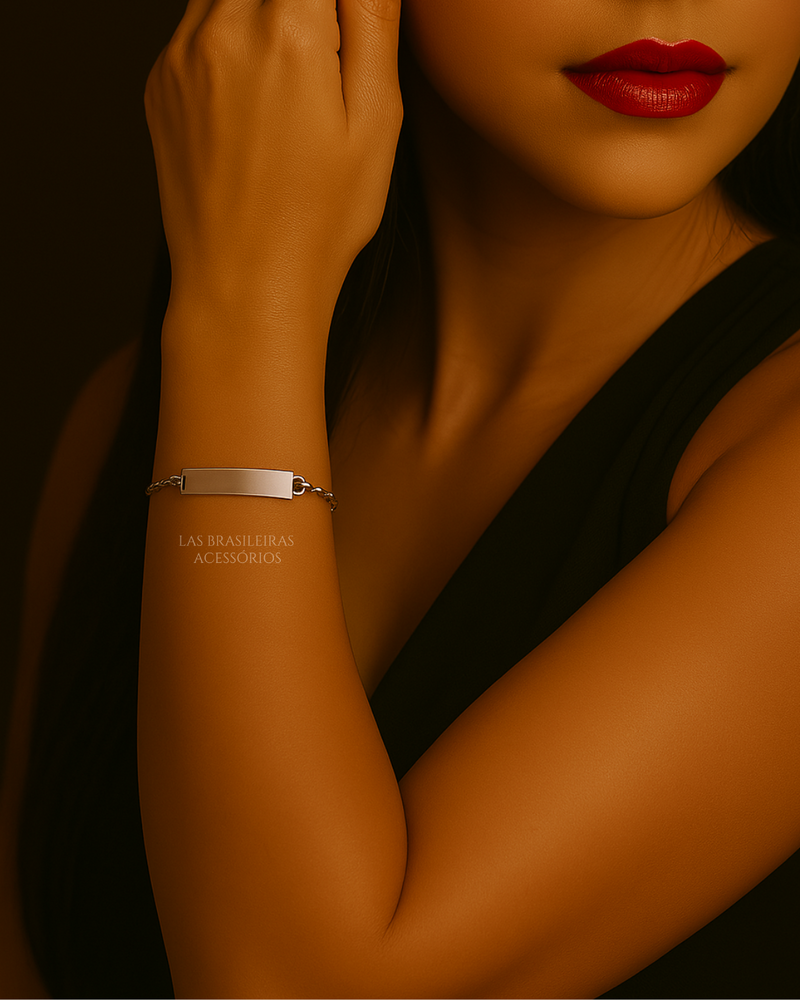 Pulseira Retângulo Dourado