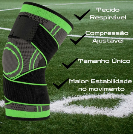 Joelheira de Compressão Ajustável Tensor Crossfit Premium