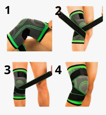 Joelheira de Compressão Ajustável Tensor Crossfit Premium