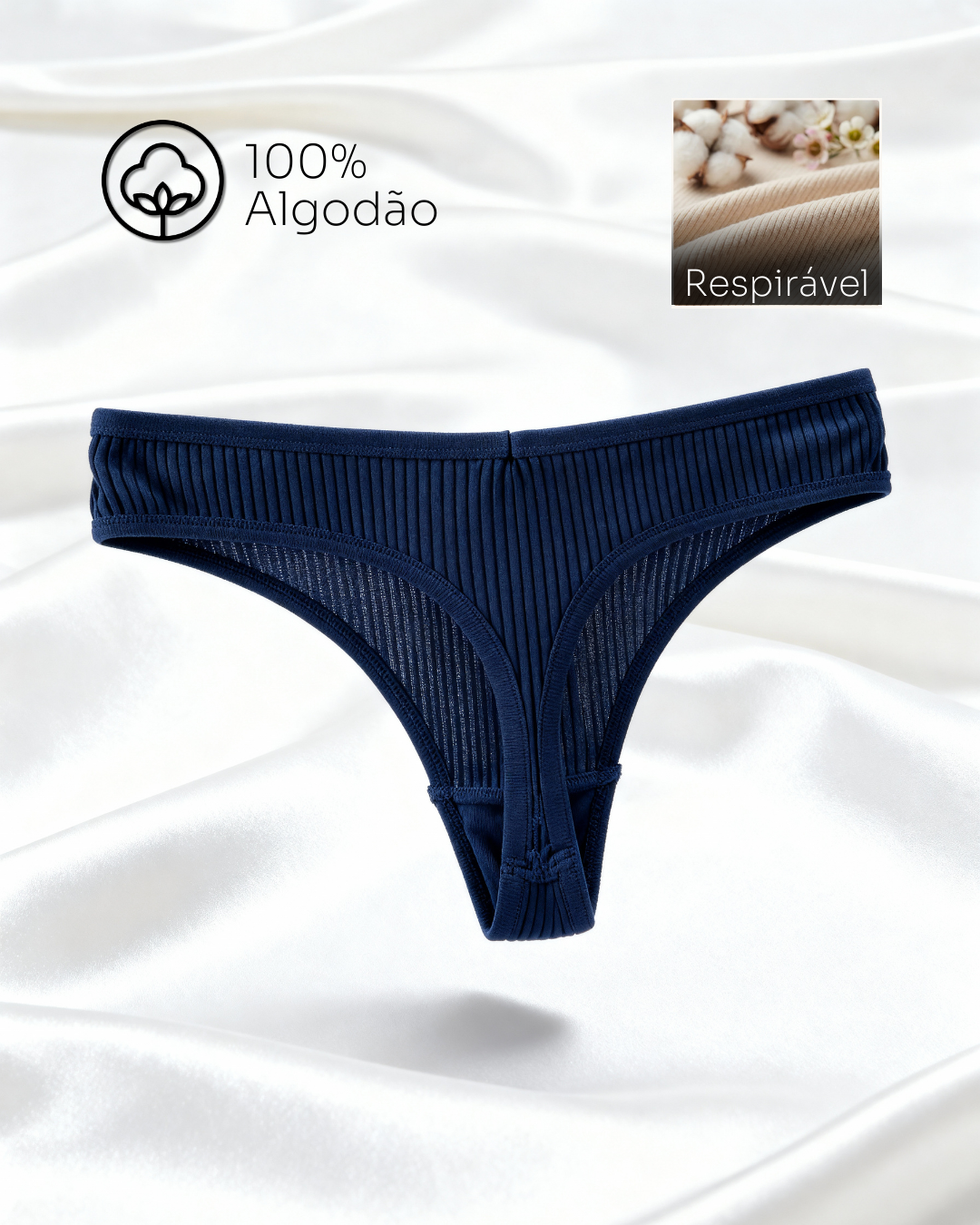 [COMPRE 5 E LEVE 10] KIT COM 10 CALCINHAS DE ALGODÃO – APENAS R$139,90