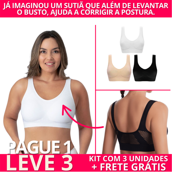 Sutiã Comfort Sculpt Classic Pro Pague 1 e Leve 3