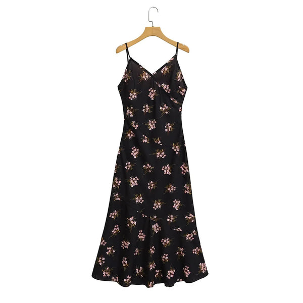 Vestido Retrô Floral Elegante