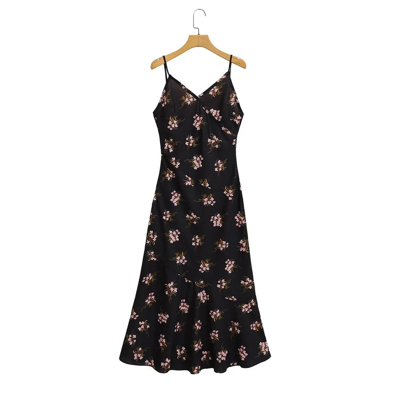 Vestido Retrô Floral Elegante