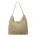 Bolsa de Ombro Palha Bege