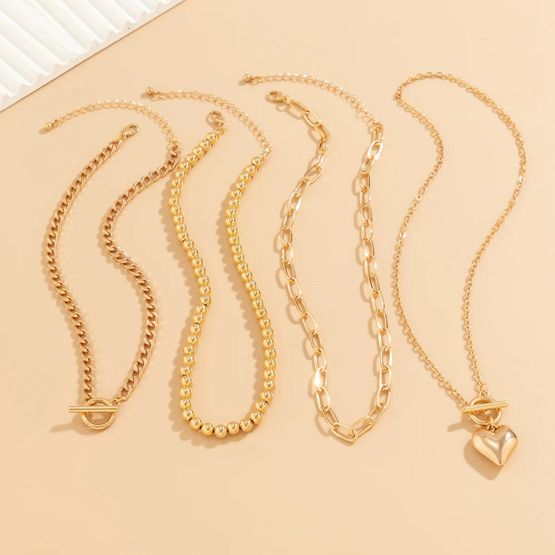Colar Coração Dourado