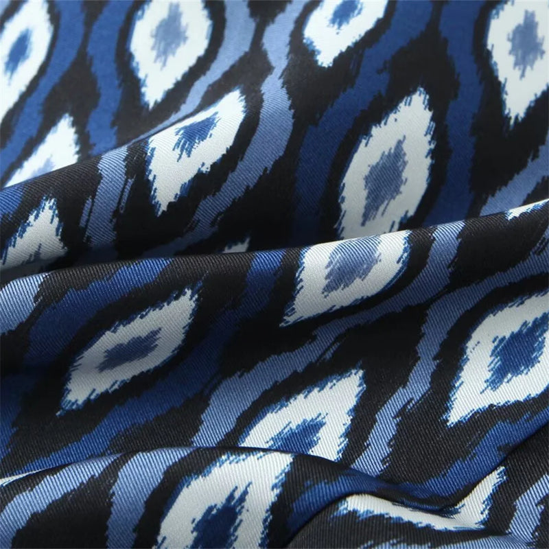 Conjunto Geométrico Azul Escuro
