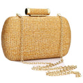 Bolsa de Mão Palha Bege