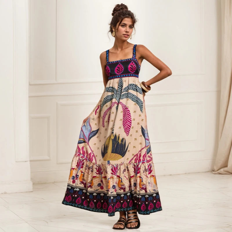Vestido Retrô Floral