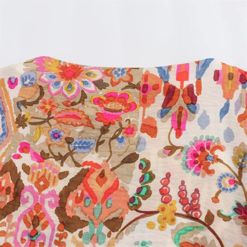 Conjunto Estampado Laranja