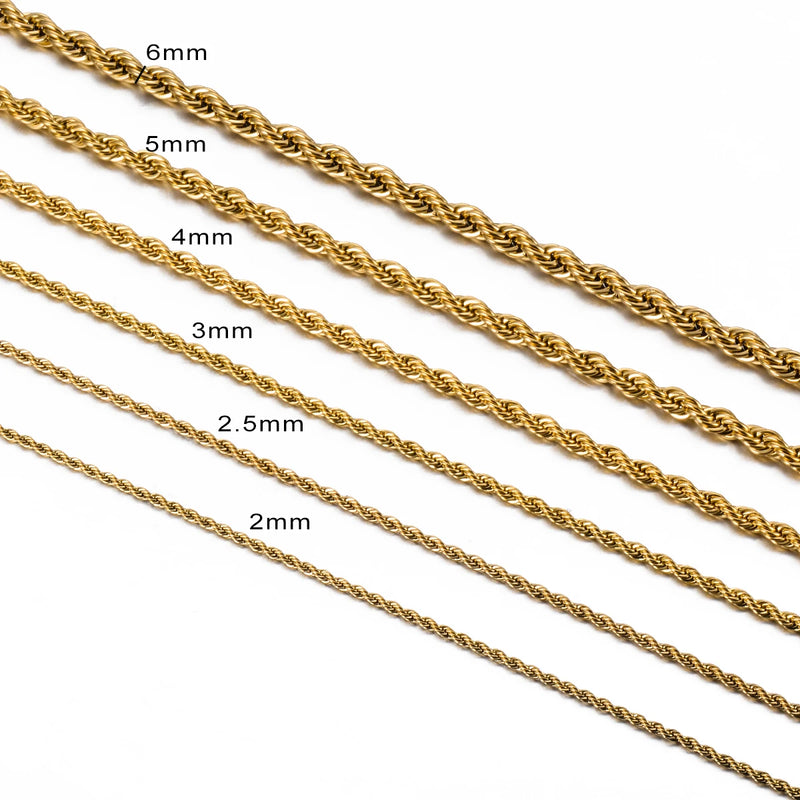 Corrente Cordão Metal Dourado