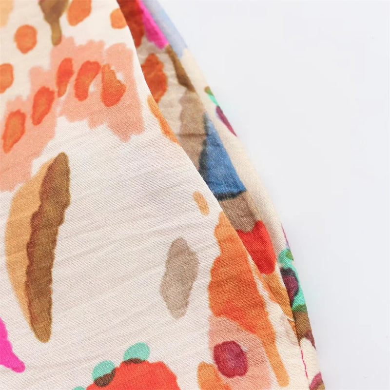 Conjunto Estampado Laranja