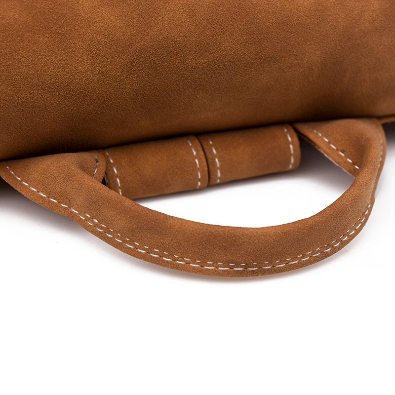 Mochila Casual Couro para Notebook Bege