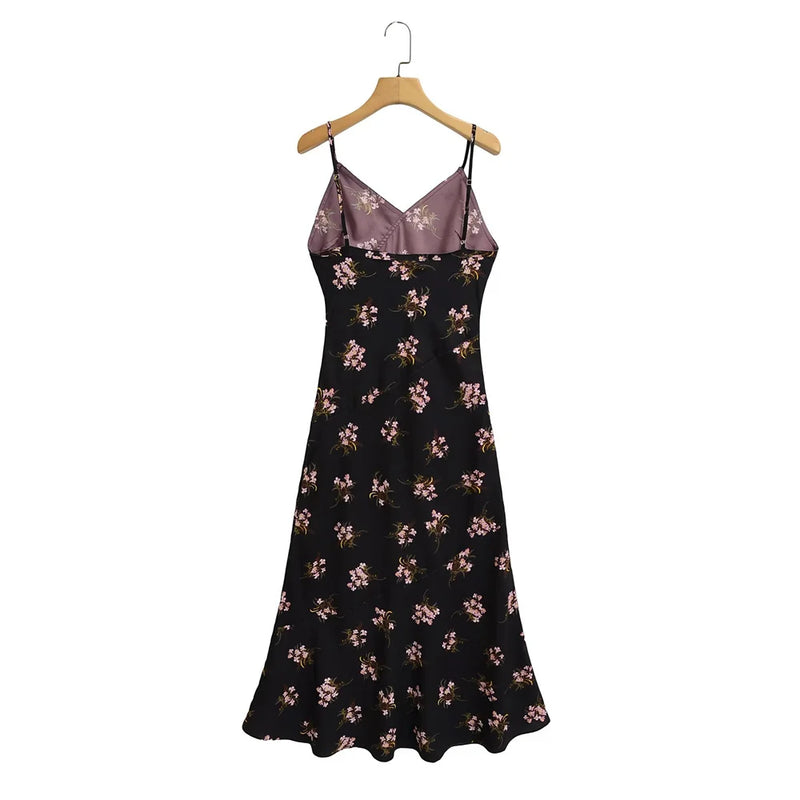 Vestido Retrô Floral Elegante