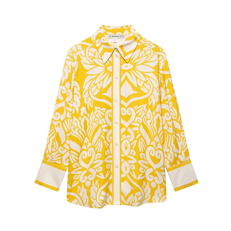 Conjunto Estampado Amarelo