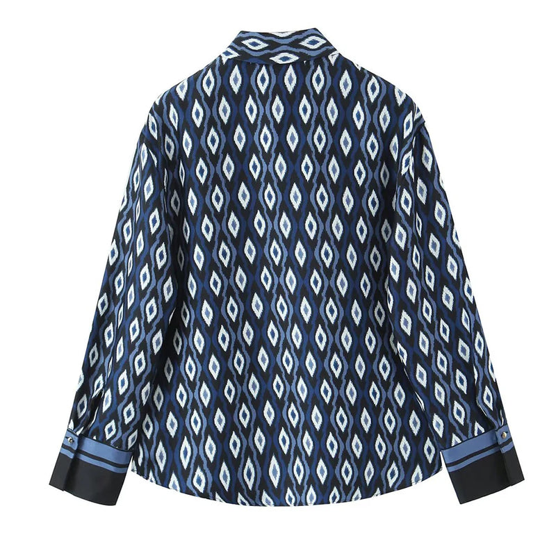 Conjunto Geométrico Azul Escuro