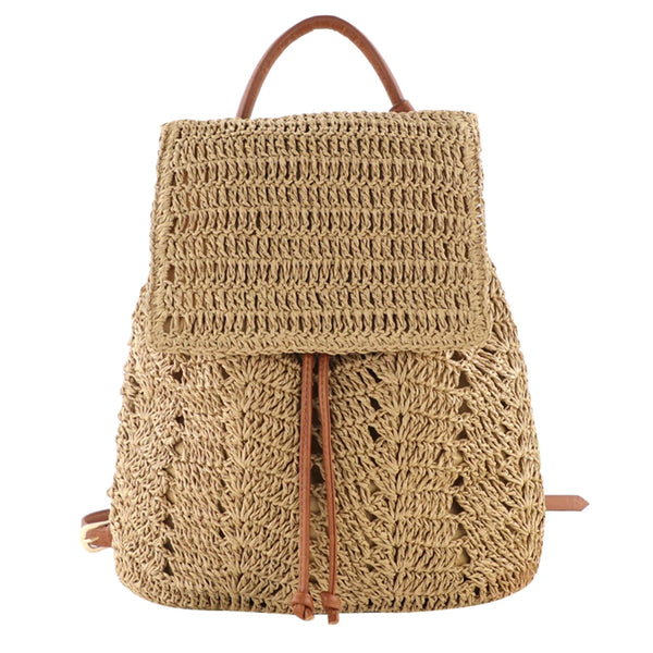 Mochila de Palha Cáqui