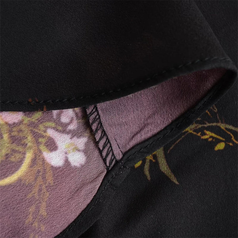 Vestido Retrô Floral Elegante