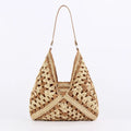 Bolsa de Ombro Palha Marrom
