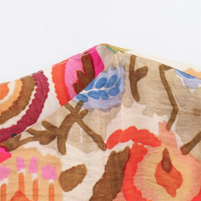 Conjunto Estampado Laranja