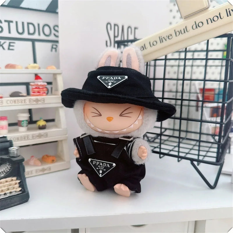 Macacão Preto Boneca Labubu