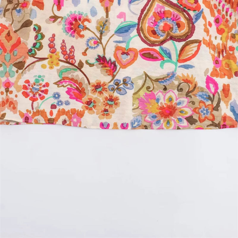Conjunto Estampado Laranja