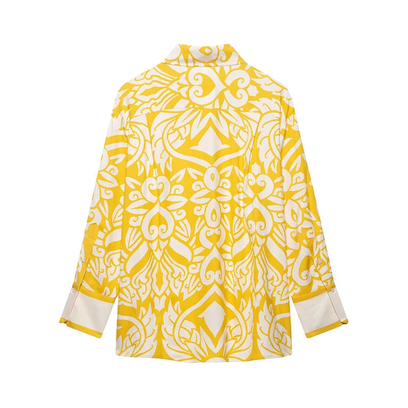 Conjunto Estampado Amarelo