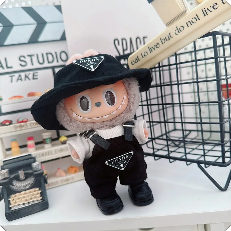 Macacão Preto Boneca Labubu