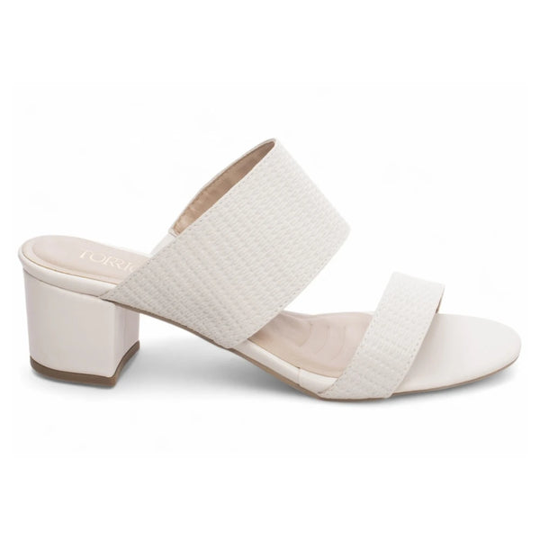 Tamanco Flex Salto Bloco Branco AE3201