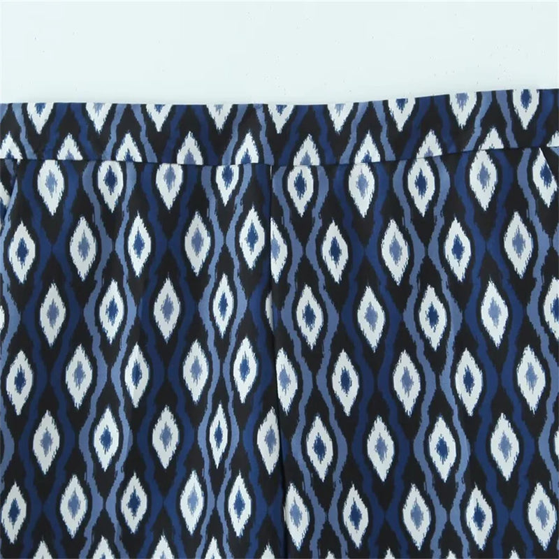 Conjunto Geométrico Azul Escuro