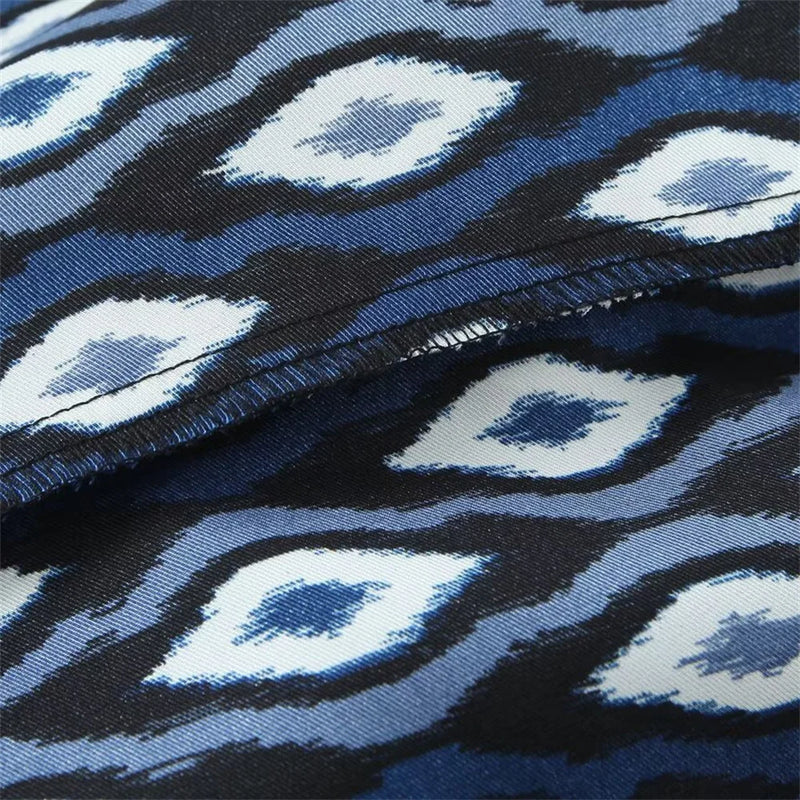 Conjunto Geométrico Azul Escuro