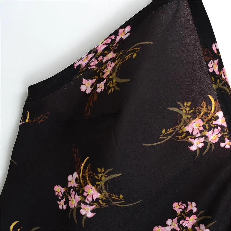 Vestido Retrô Floral Elegante